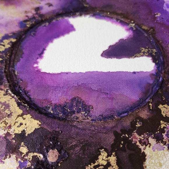 HANDCRAFTED Abstract Painting HANDPAINTED Wall Art Decor HANDMADE Artwork - Picture 15 of 17